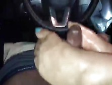 Latina Footjob In Car With Stocking- Nice Cumshot Very Sexy!!