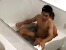 Hot Asian Guy In Toilet