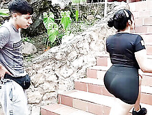 Latina With A Big Ass Reaches A Good Agreement With Her Trainer And The Very Horny Guy Fucks Her Rich Pussy - In Spanish
