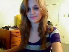 Beautiful Girl On Webcam