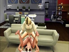 Sims Four L Cums On Neighbor While Hubby Is Away L Trans M2F L Blooper / Outtakes