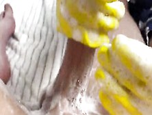 Hottie Housewife Washes My Dick While Cleaning