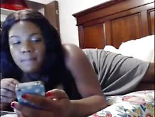 Ebony Babe Huge Tits Webcam.