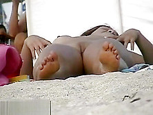 Amazing Nudist Hotties Bathing In Sun At The Beach