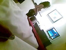 A Real Spy Cam From A Hairy Woman In Hotel
