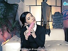 Camsoda-Gothic Cosplaying Teen Toying Her Pussy
