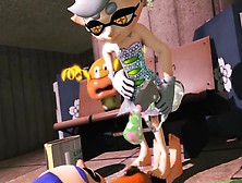 Splatoon Marie Gives Footjob To Lucky Inkling Boy