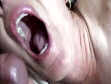 How To Eat Cum - Chloe Swallows Big Thick Creamy Load From Glass