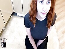 Fuck Huge Ass Of Red Haired Lover And Creampied Her