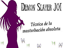 Spanish Joi Demon Slayer,  Masturbation Training Game.