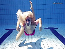 Sexy Elena Proklova Spreading Legs Underwater