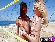 Small Tits Blonde Milf Kylie Belle Posed With Sexy Ebony Teen Hannah Le