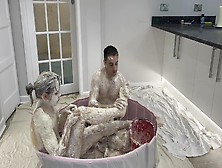 Wam - Wet And Messy - Flour And Water U2013 The Worst Possible Sticky Horrific Mess!