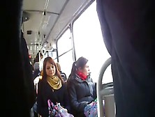 She Sees His Cock In Bus
