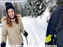 Ava Moore - Teaser - Une Randonnée En Raquette Se Transforme En Baise Exhib À La Neige [Flokossama]