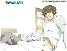 Tied Up Anime Boy Licking A Hard Firm Cock And Riding Hard Cock