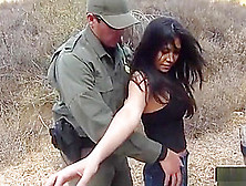 Huge Juggs Latin Babe Gets Rammed Hard By Border Patrol
