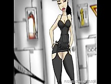 Cartoon Asian Cartoon Dare To Lick And Fuck With A Plumber