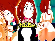 My Hero Academia Deku Mounts Ochaco Anime 3D Uncensored