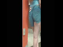Teen Jeans Shorts Sexy Booty