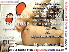 Edgeworth Johnstone Anal Dildo Deep In My Tight Gay Asshole Censored