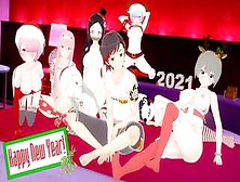 3D Hentai: Christmas Orgy (Happy New Year!)