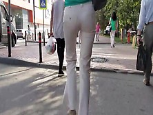 Russian Ass In White Pants