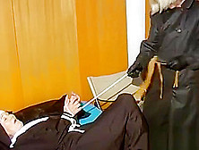 Omahotel Horny Granny Nun Tries Bdsm Sex With Toy
