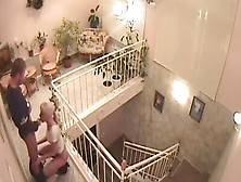 Fuck In The Cottage Equipped With Security Cam!