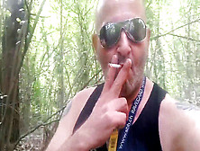 Hot Parent Stroking In Forest Finishes In His Car