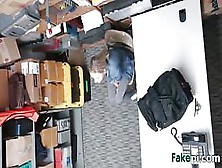 Blonde Teen Shoplifter Fucked Hard Inside The Office