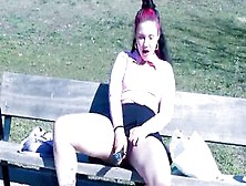 Teenage Sexy Shows Herself Into Outdoor Before A Hardcore Drilling!