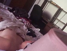 Unaware Exposed Sleeping Lesbian Tits