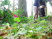 Amateur Couple In The Woods
