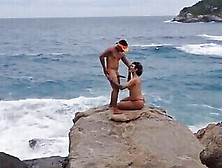 Maicky24 And Star Sabrina Prezotte Having Sex On The Beach