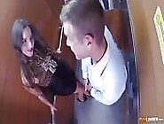 Amazing Coworker Fuck In Cramped Elevator