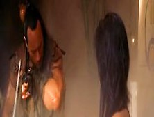 Kelly Hu Wet And Topless In The Scorpion King