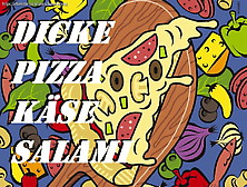 Fat Pizza Cheese Salami