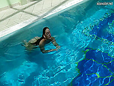 Enjoys Her Sweet Hot Body In The Pool Her Name Puzan Bruhova