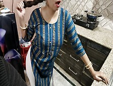 Stepmom Seduces Her Stepson For The Hardcore Fucking In The Hot Kitchen In Hindi