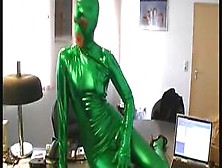 Lynn Spandex Fetish Fun In Office