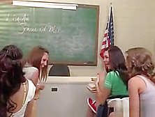 Great Lesbian Orgy In The Classroom