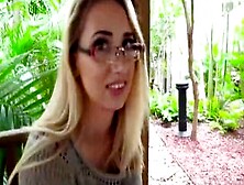 Busty Blonde Babe Sierra Nicole Makes Money From Outdoor Sex