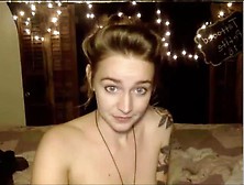 Hot Teen With Tattoos Closeup Pussy On Cam