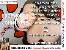 Edgeworth Johnstone Suit Anal Dildo Censored - Deep In My Tight Gay Asshole - Suited Office Boss Business Man