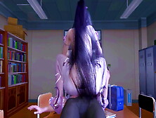 Cosplay Rabit Girl Riding Her Classmatehentai 3D Uncensored V344
