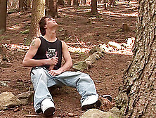 Amazing Blowjob In The Wood Is Memorable Adventure For Gay Dude