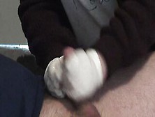 Milf Milks Husband W Latex Glove Hand Job Three Day Chastity Release For Cuck Hubby