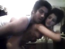 Skinny Indian Gets Hairy Pussy Licked