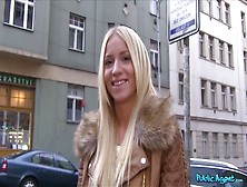 Blonde Lost In Prague Finds Herself Sucking On Stranger's Cock